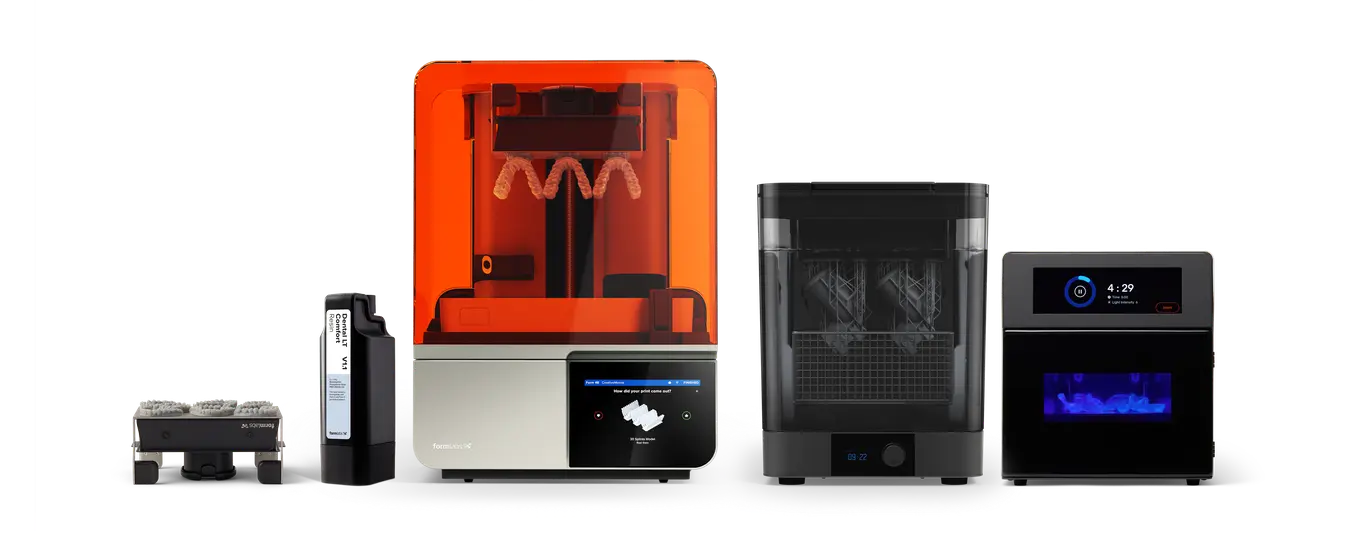 Ecosistema di stampa 3D odontoiatrica