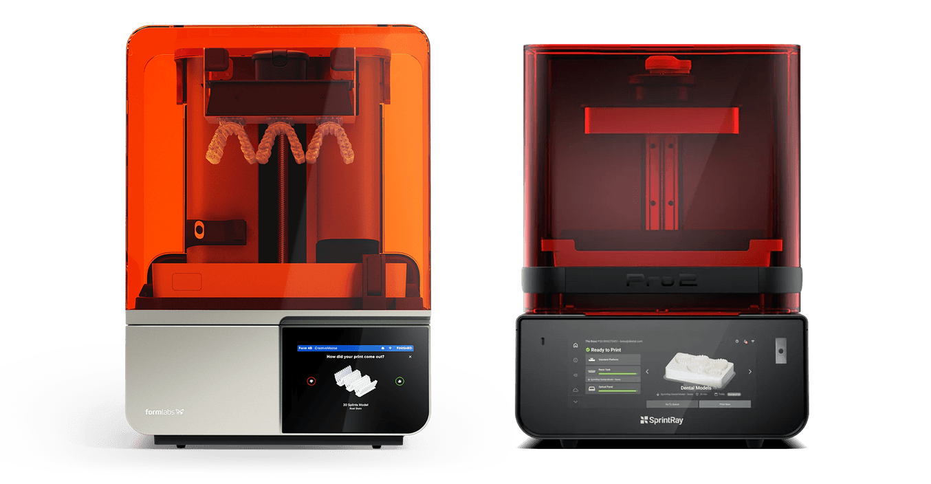 Formlabs Form 4B vs. SprintRay Pro 2