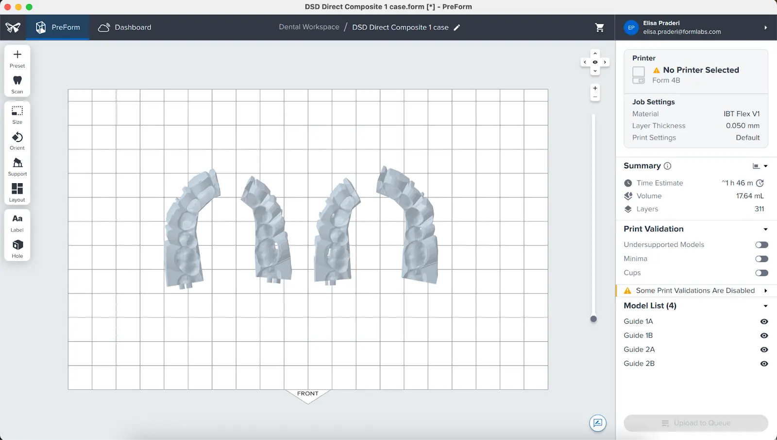 dental preform orient