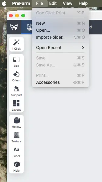 dental preform import