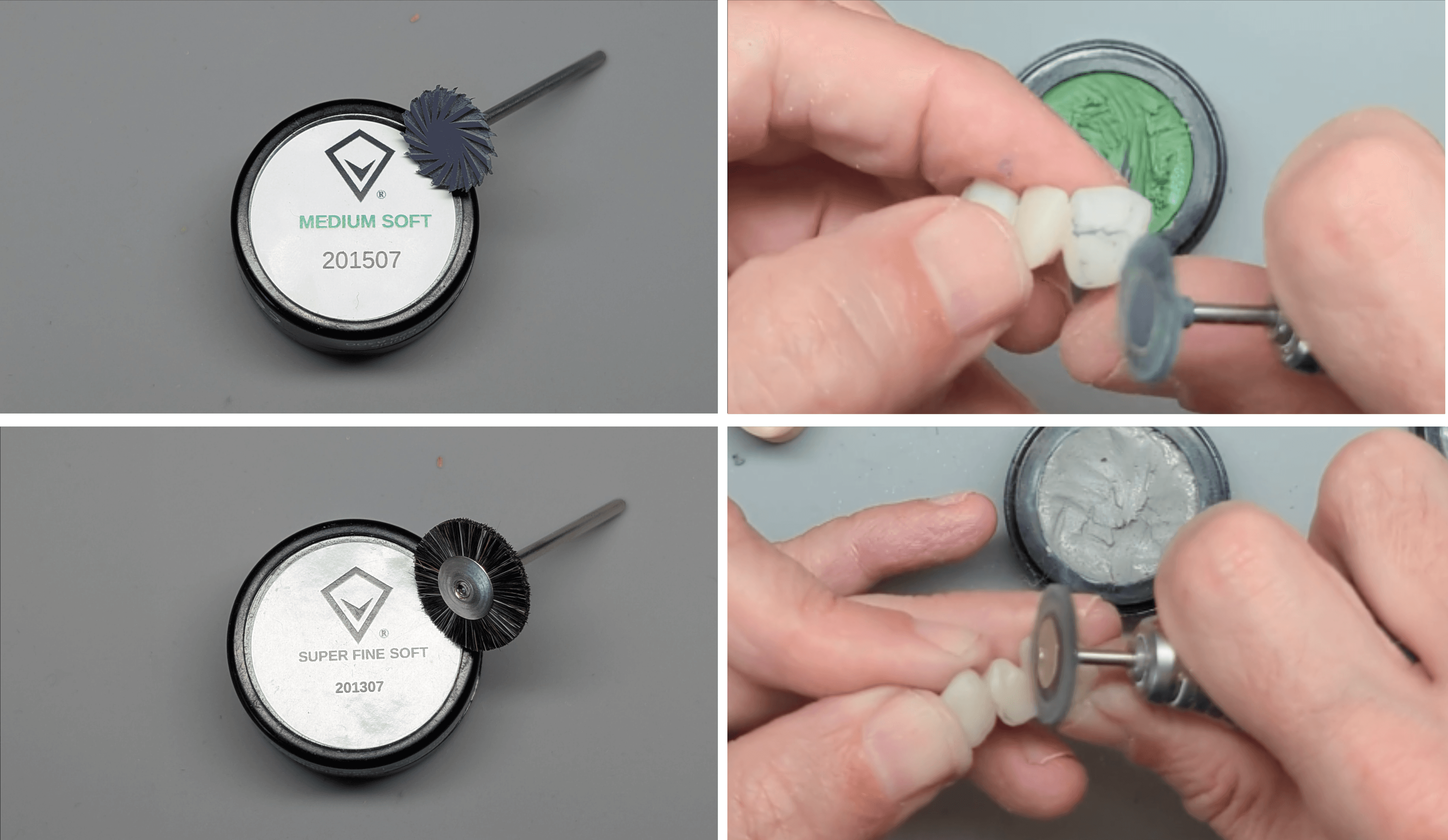 Polishing the directly printed mock-up
