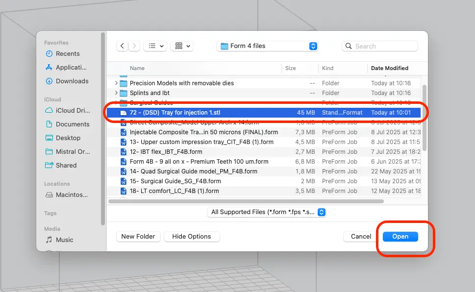 dental preform import