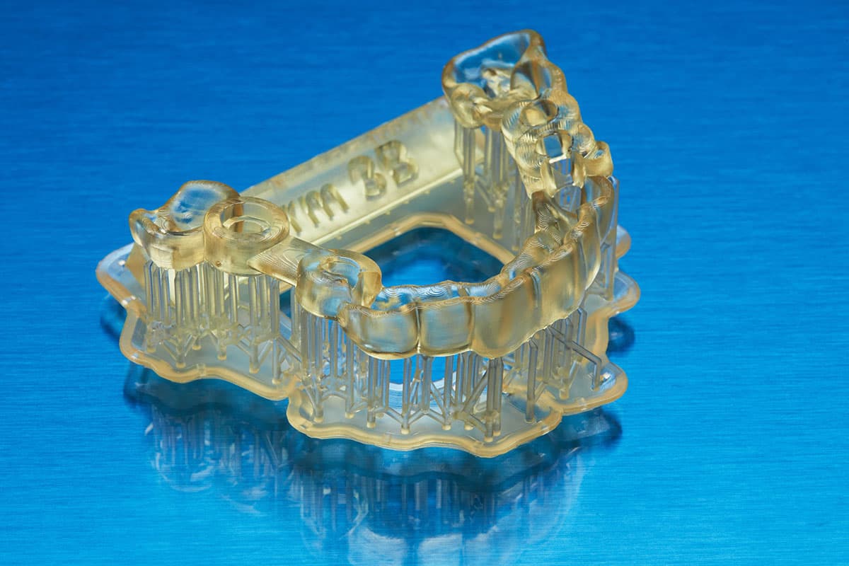 dental 3d printed sample part