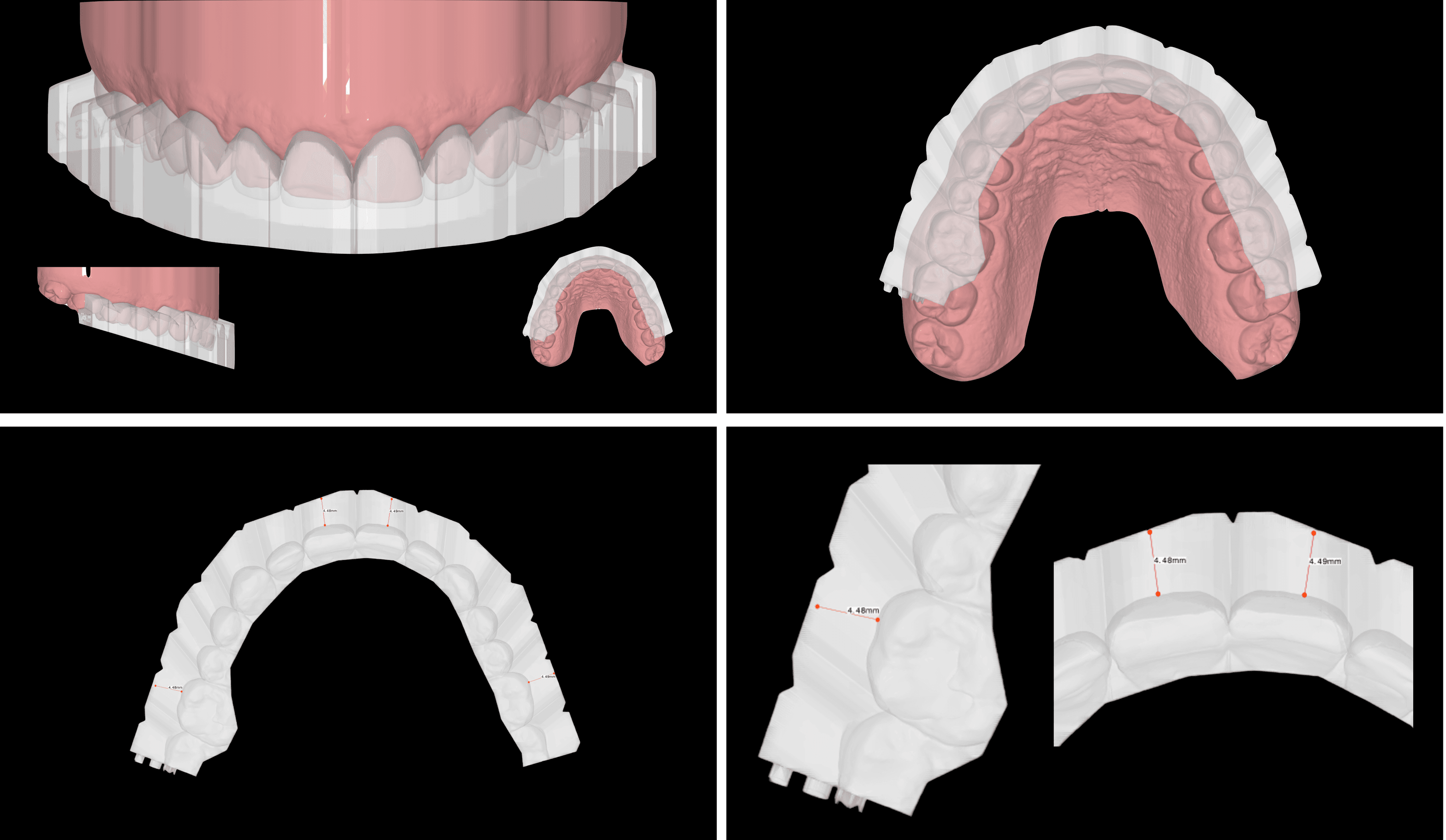 Renderings of the 3D printed index
