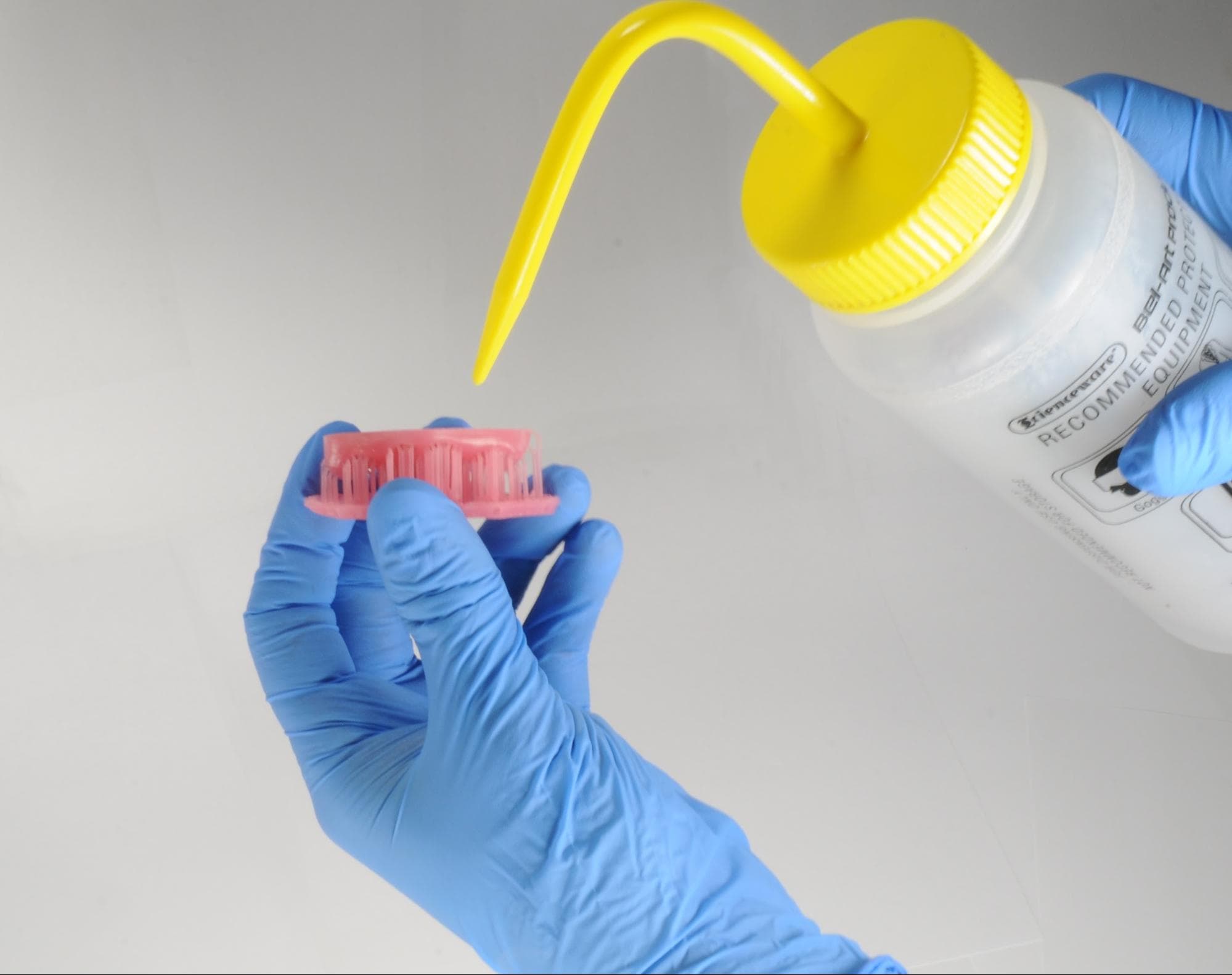 squeeze bottle with fresh IPA