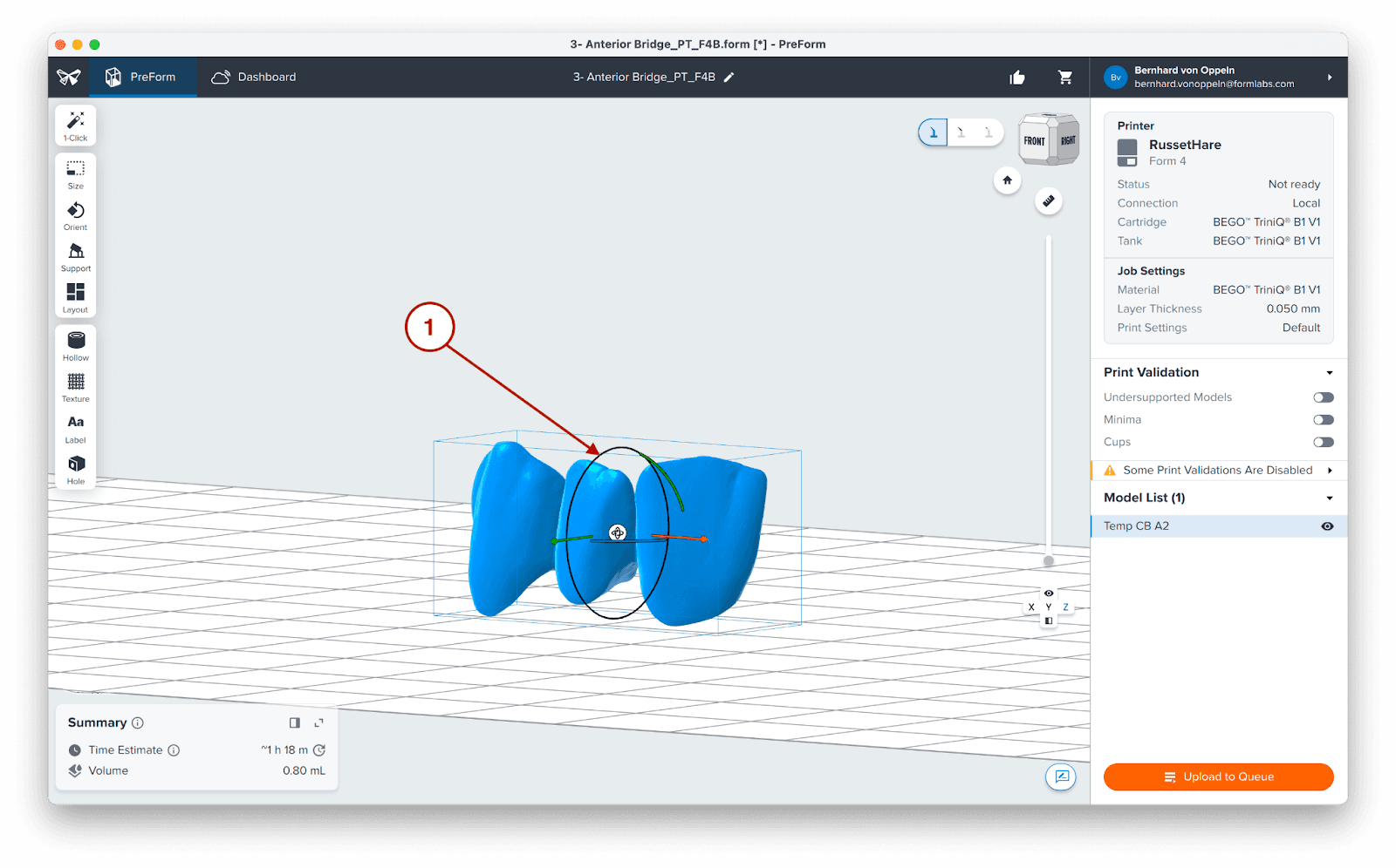 preform rotation manipulator