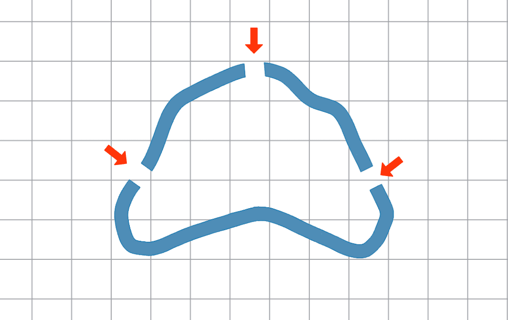 Icon of a hollow model