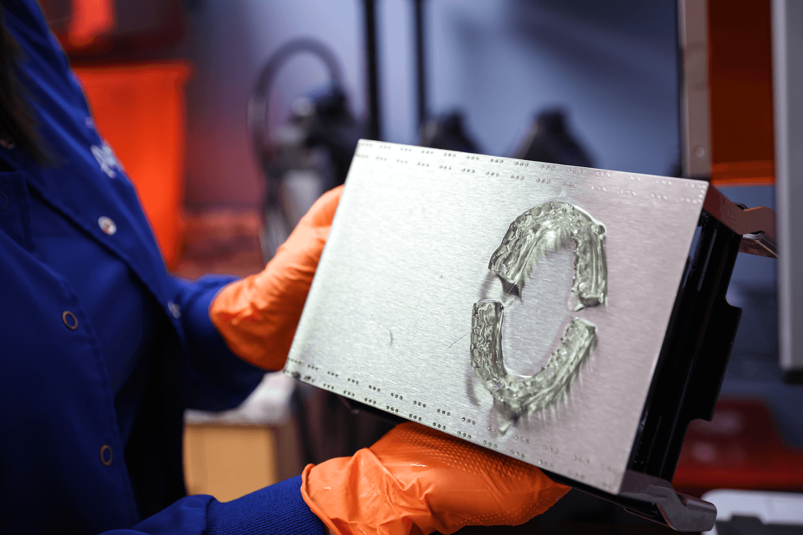 handling uncured resin and parts