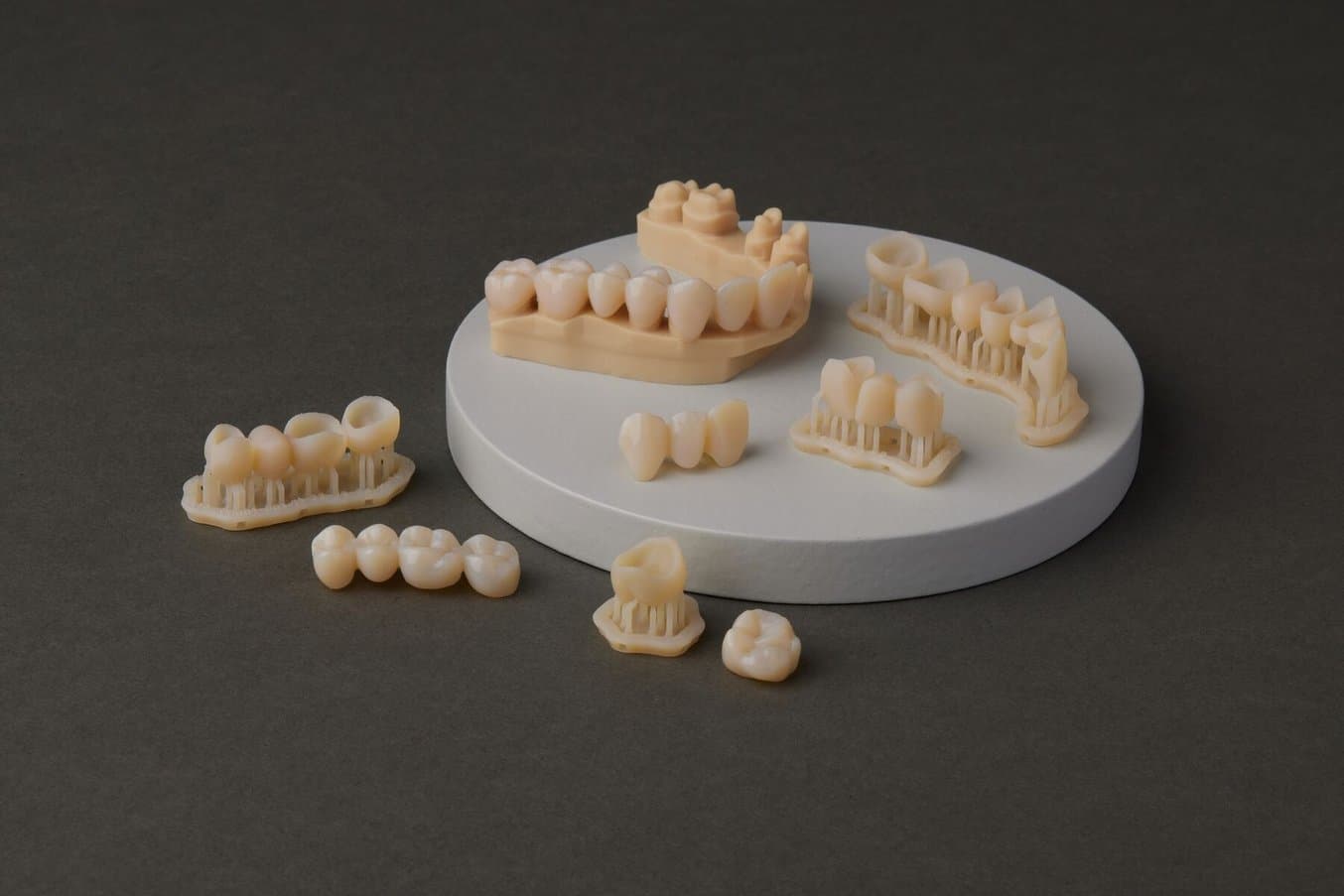 temporary restorations printed in Premium Teeth Resin
