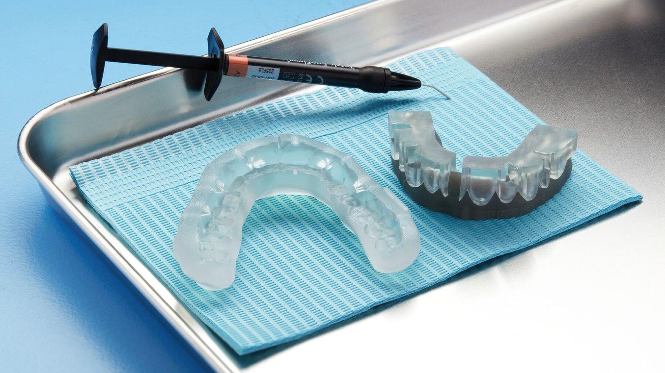 Indirect bonding trays and direct composite restorations