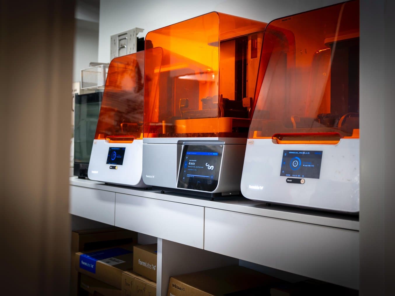 Form 3B and Form 4B 3D printers