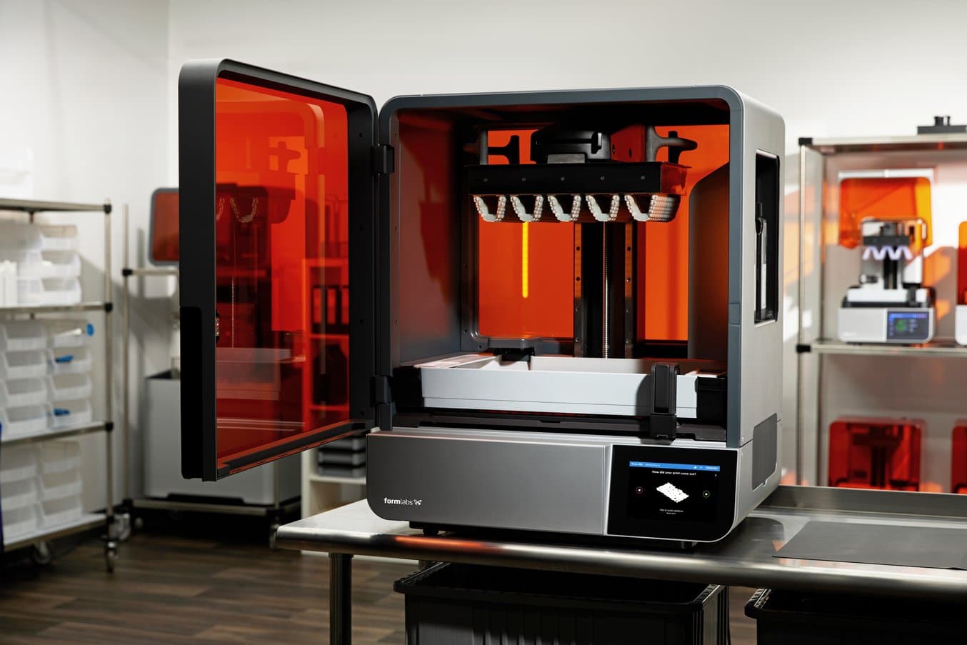 Form 4BL with printed dental models inside