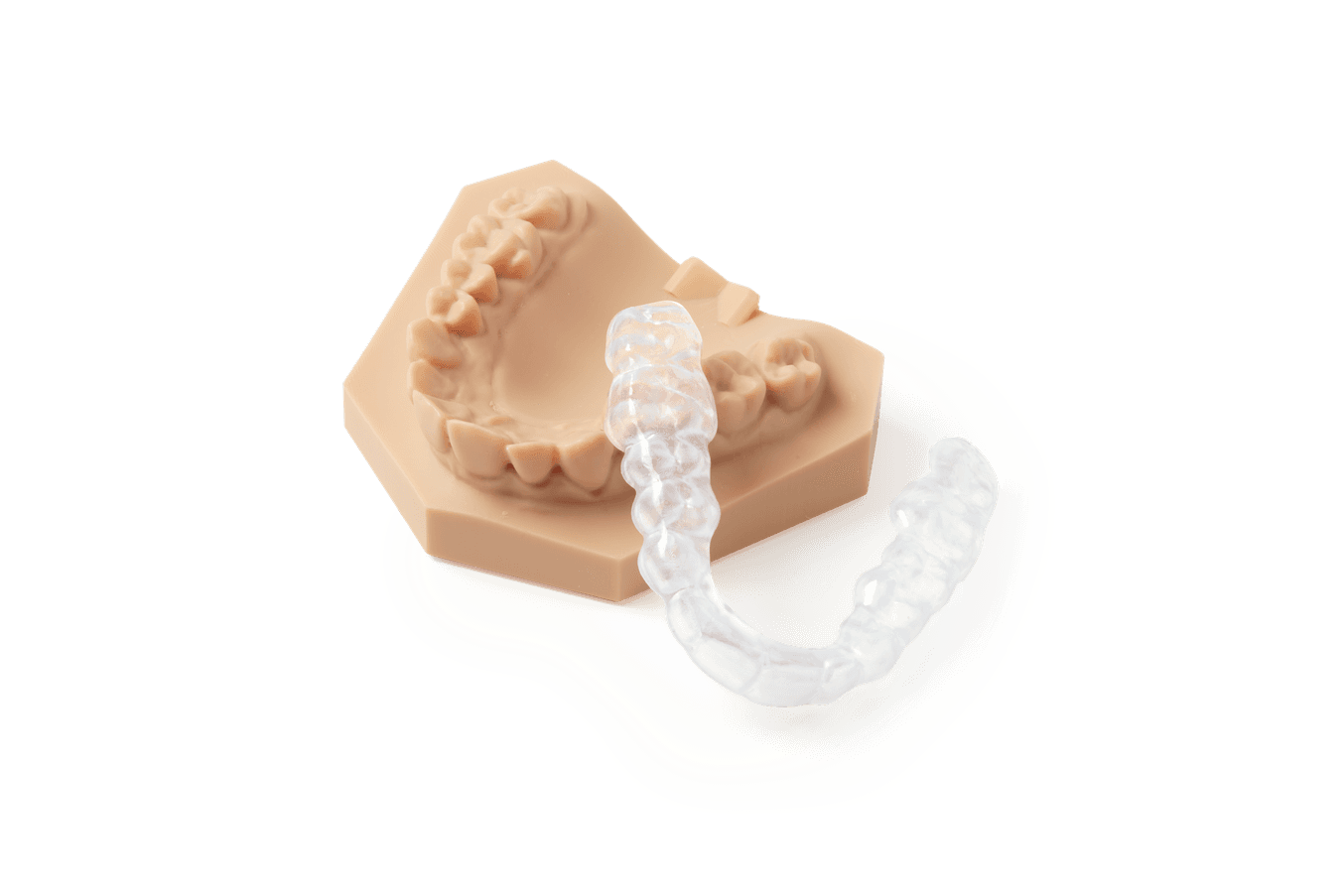 Occlusal Splint printed in clear Dental LT Clear Resin