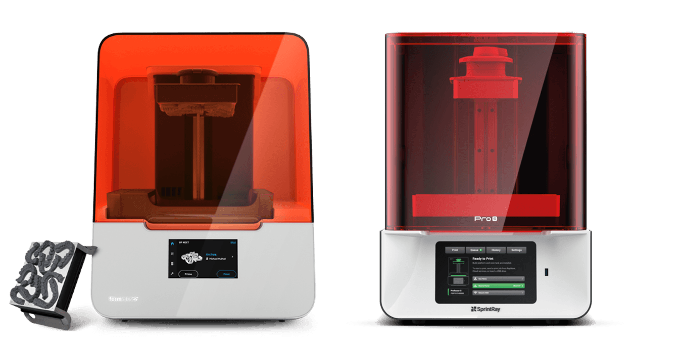 Form 3B+ vs. SprintRay Pro S Series