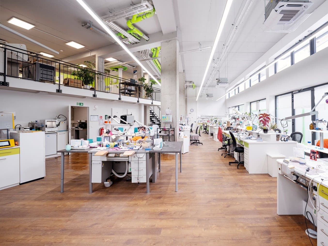 Interior of the dental lab
