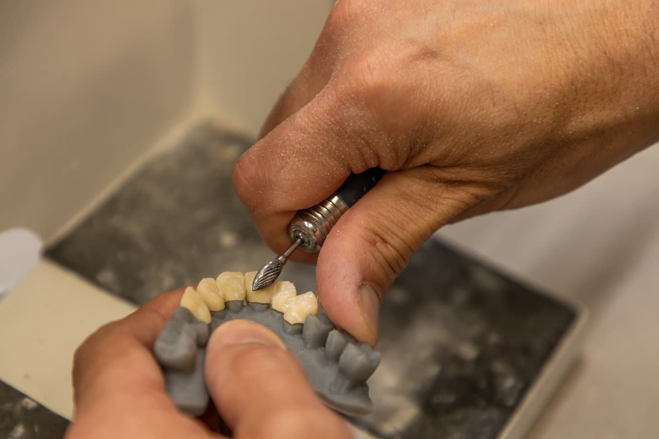 Polishing 3D printed restorations